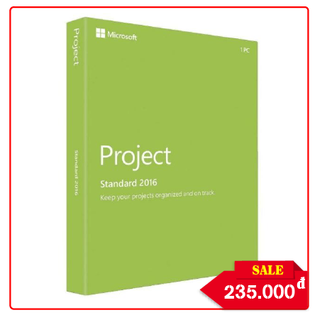 Key Microsoft Project Standard 2016 - Chuẩn Hãng