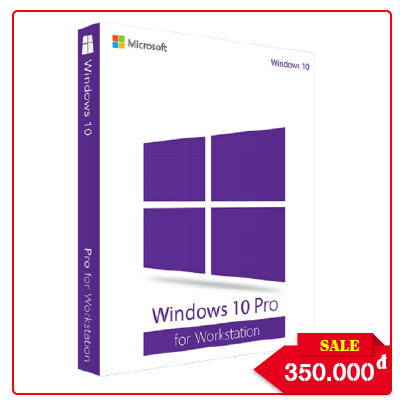 Key Windows 10 Pro for Workstation - Chuẩn Hãng